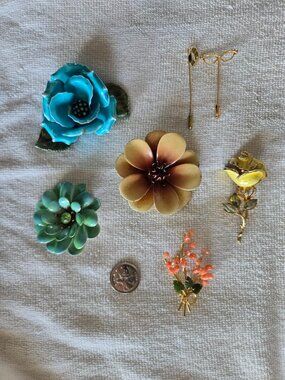Vintage Brooch & Pin Lot (Statement Pieces)